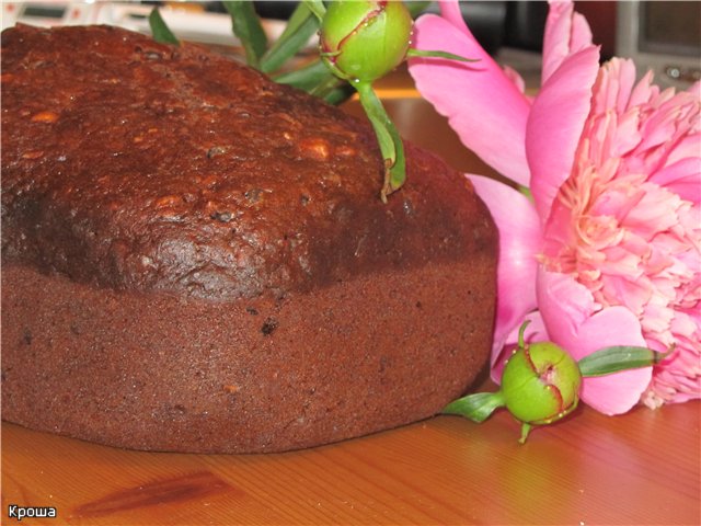 Chocolate banana cupcake