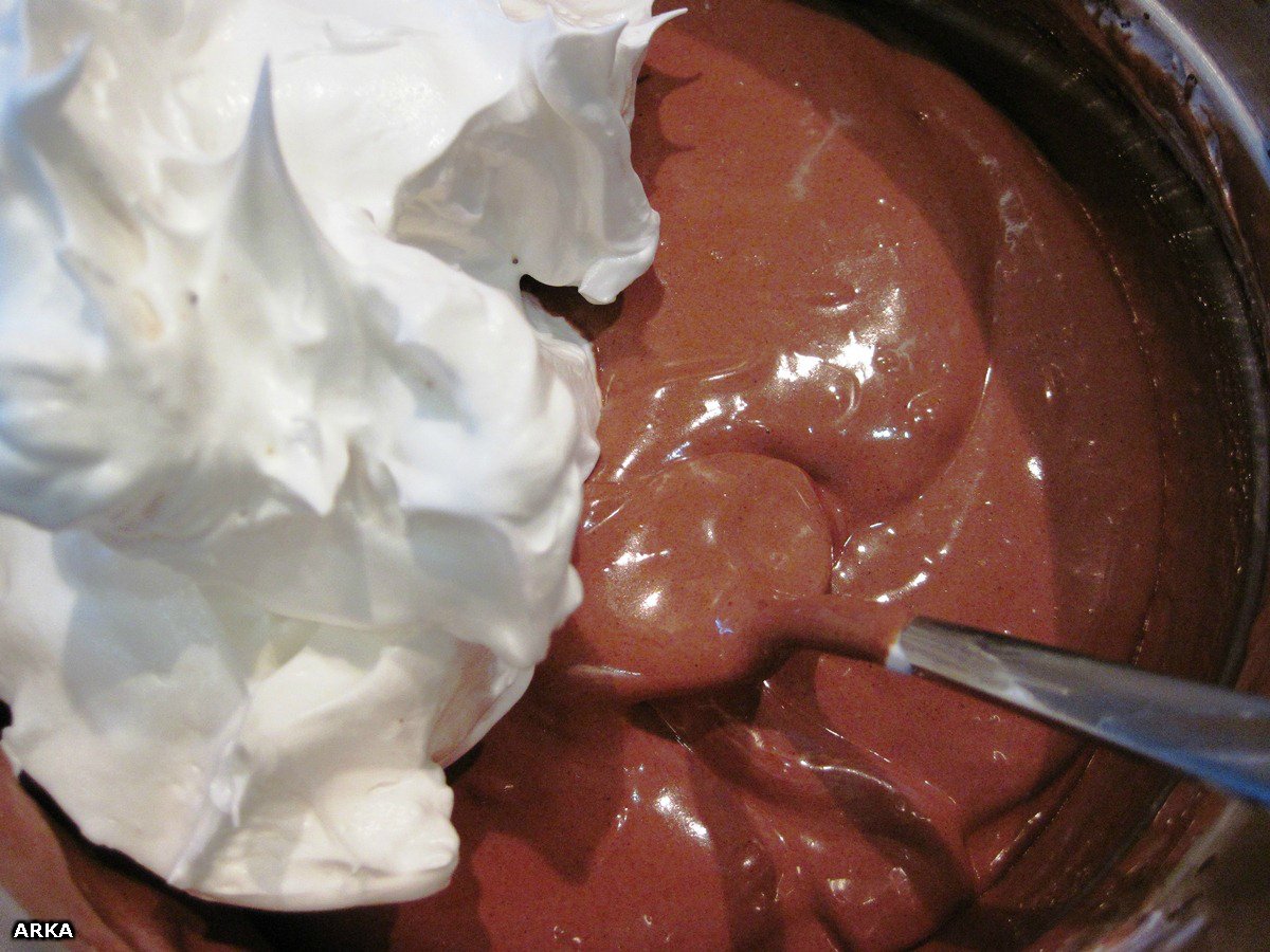 Mousse di marmo al cioccolato