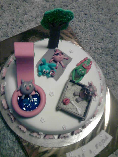 Cakes based on the cartoon Smeshariki