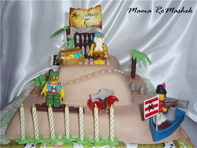 Cakes based on cartoons Transformers, Lego and other superheroes