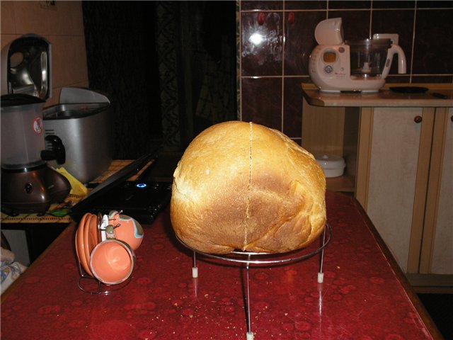 Pane lievito di frumento Anadama (macchina per il pane)