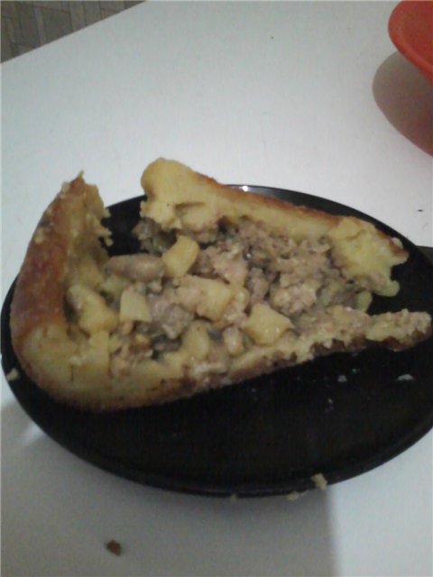 Mushroom pie