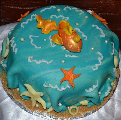 Ships and sea (cakes)