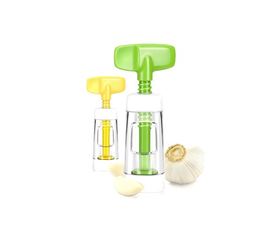 Presses and choppers for garlic, garlic press and garlic cutters