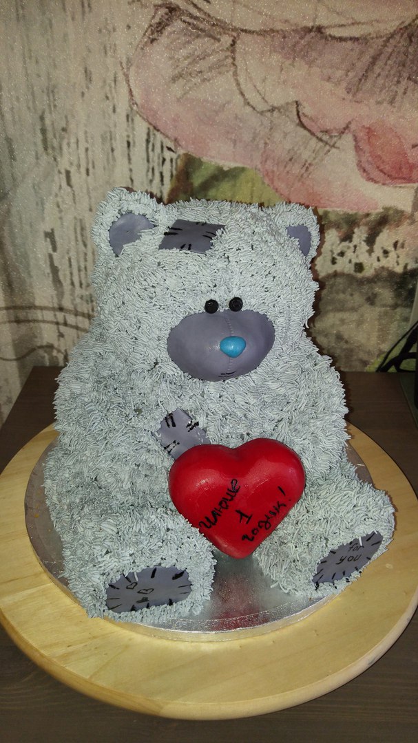 Master class sa pag-iipon ng 3D cake Bear