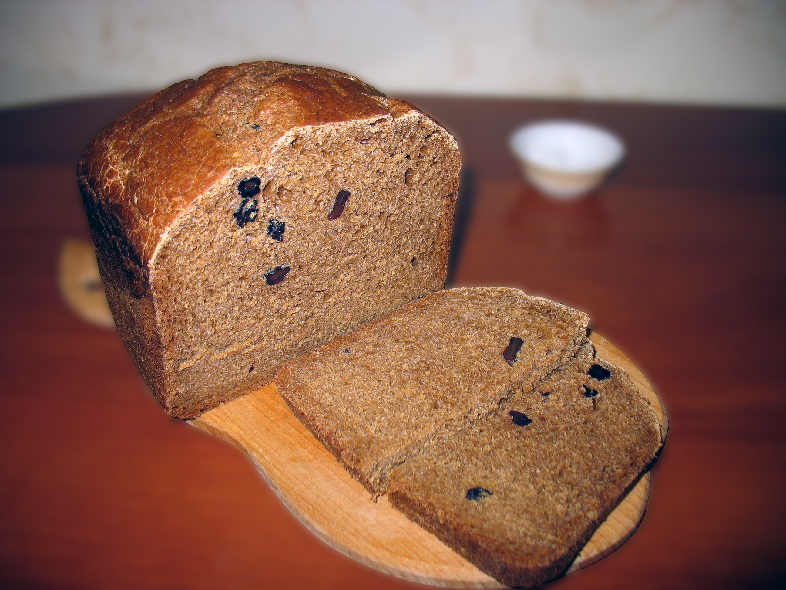 Pane Borodino Lo stesso nella macchina per il pane