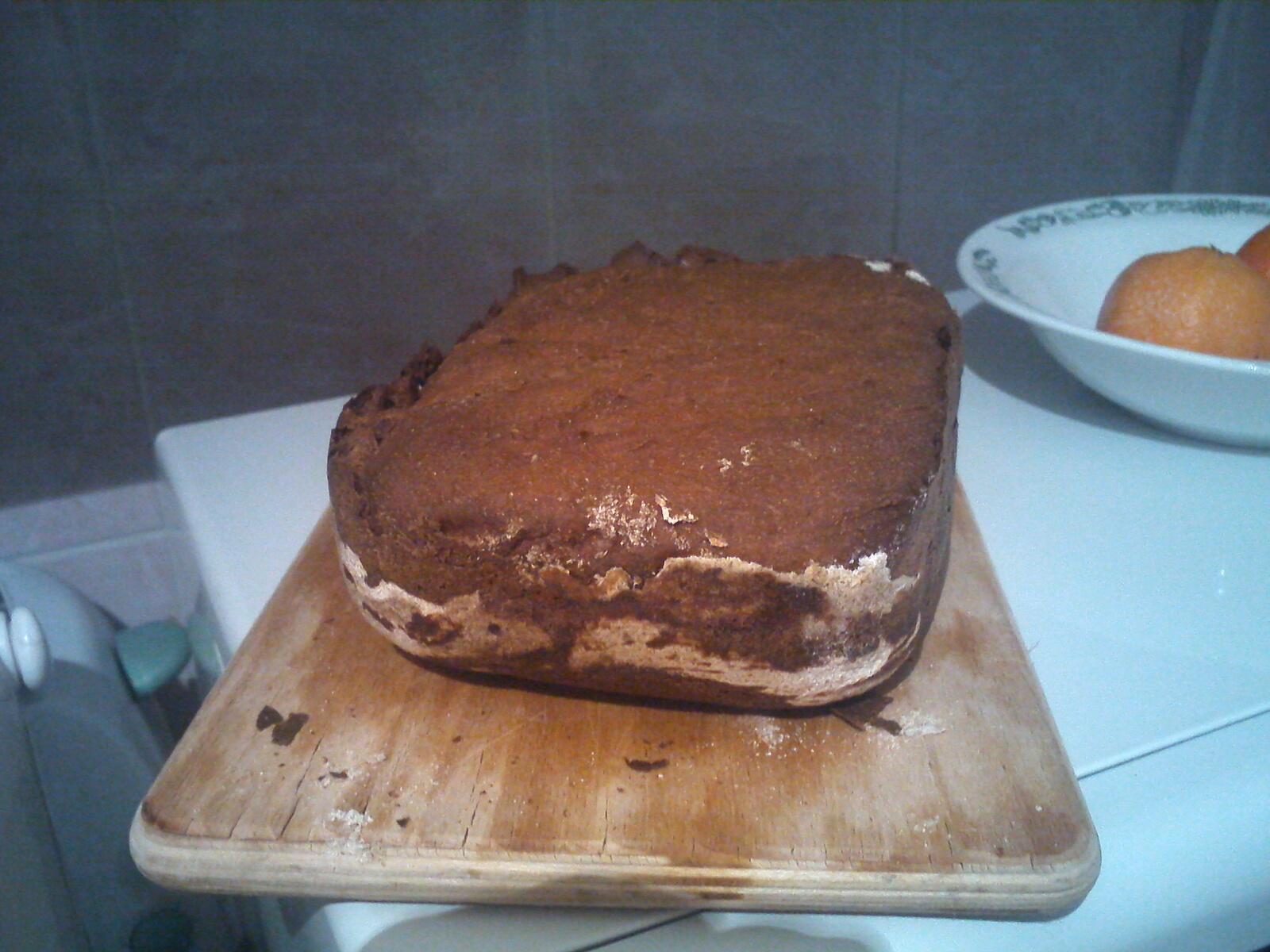 Sourdough rye bread in a bread maker