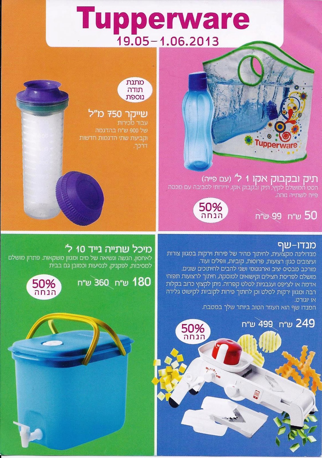 Tupperware จานพลาสติก - บทวิจารณ์