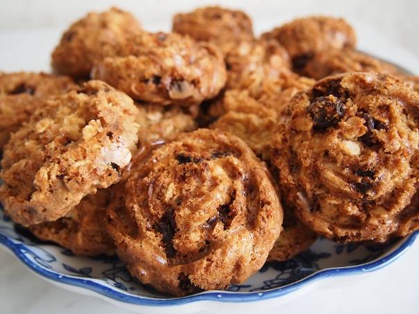 Havermoutkoekjes met rozijnen