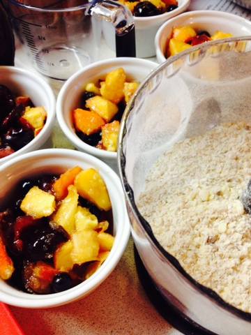 Crumble met fruit (universeel)