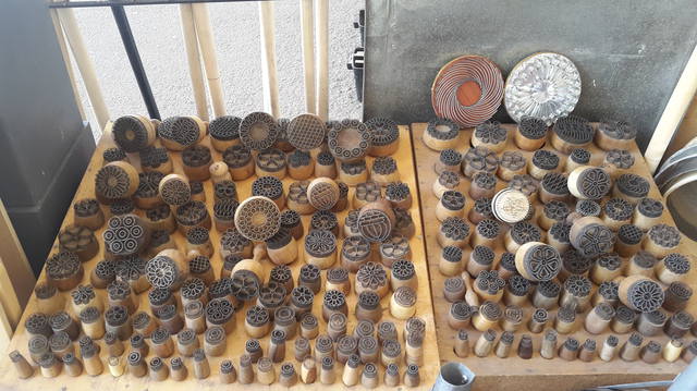 Rolling pins and scrapers for dough