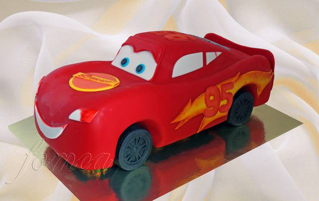 Cakes based on the cartoon Cars