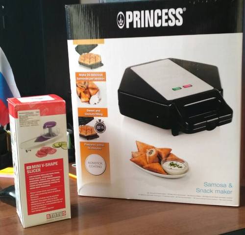 Mini ekspres samsa od Princess Samboussa maker