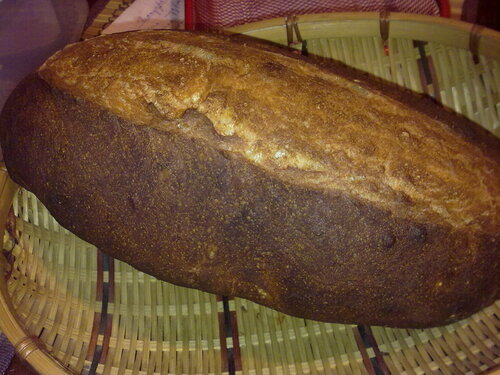 Pane di frumento a base di pasta vecchia