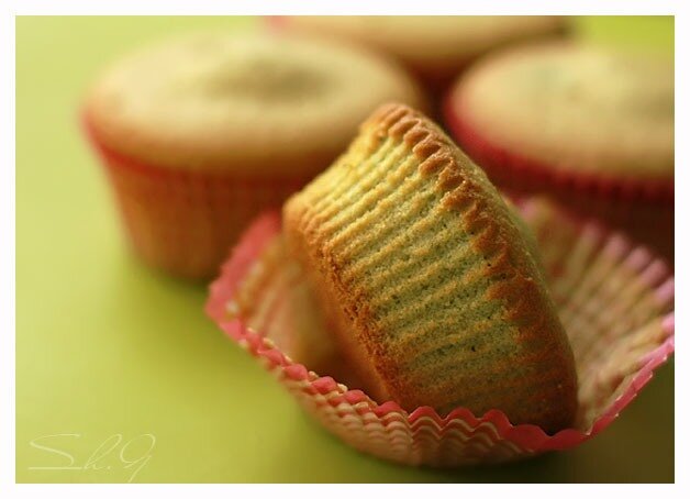 Cupcakes cremoase cu ceai matcha