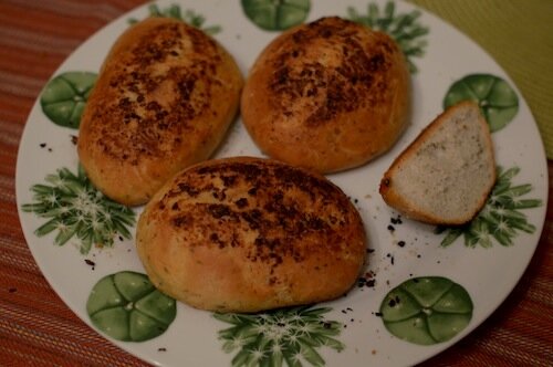 Pan de ajo estilo japonés