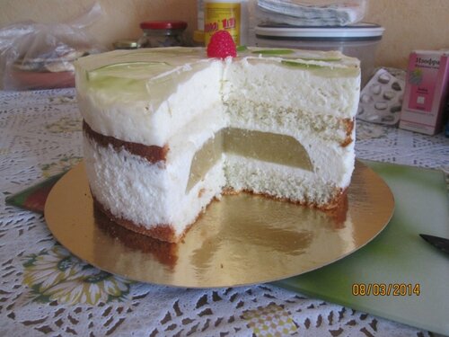 Pina colada torta