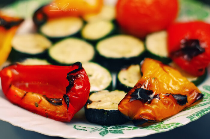 Pinchito de camarones con champiñones (sartén Wonder-Grill)