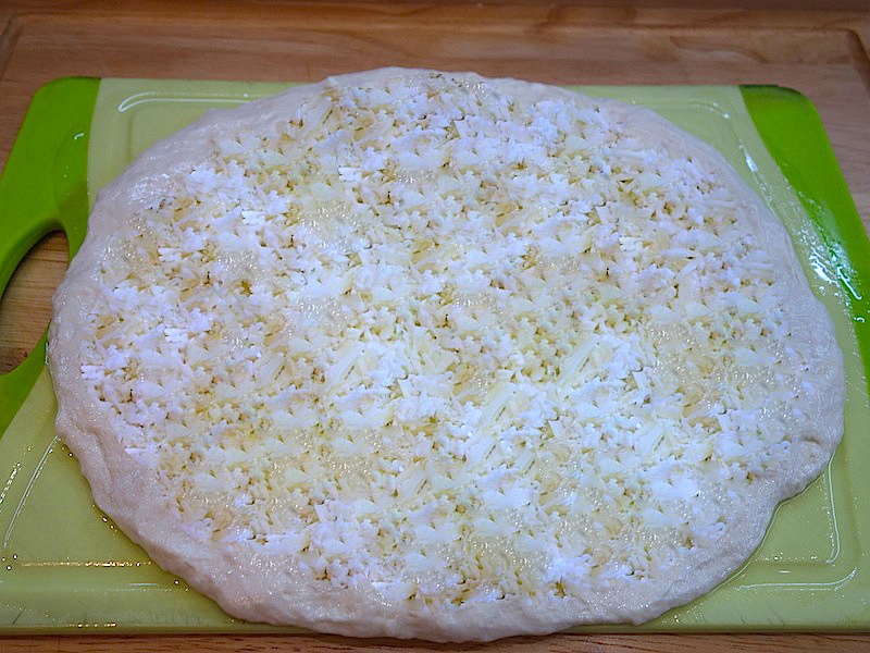 Khachapuri con diferentes quesos