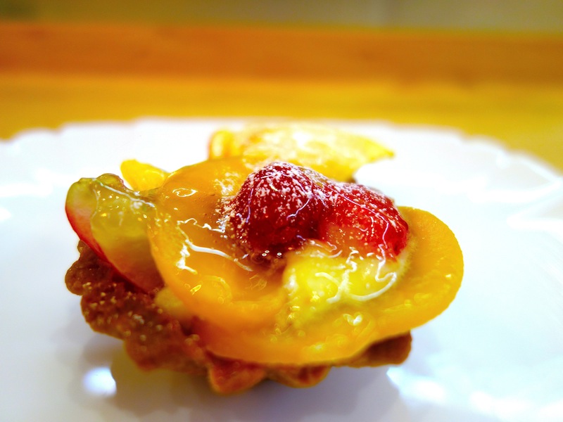 Cestini con panna e frutta (master class)