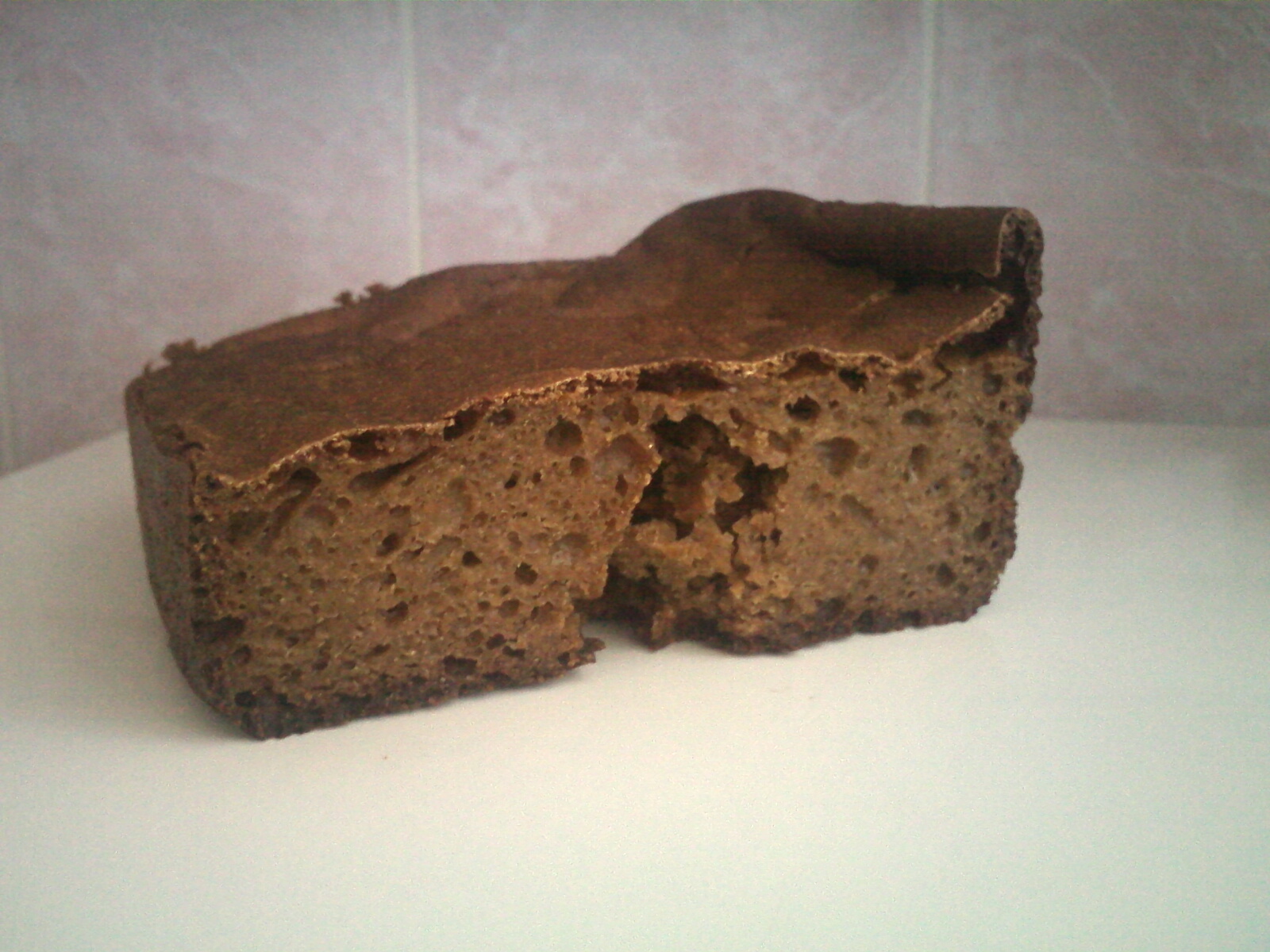 Sourdough rye bread in a bread maker