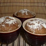 Tartas en un vaso. Tarta de manzana en un vaso.