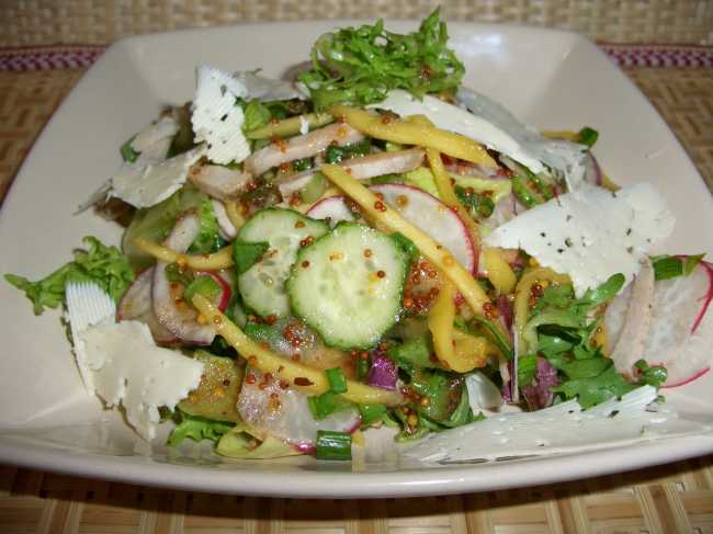 MIX salade met ham en schapenkaas