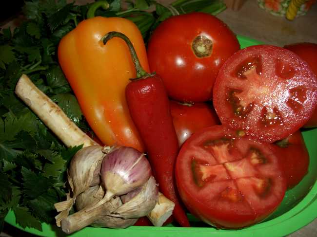 Tomates Romanov, fermentados