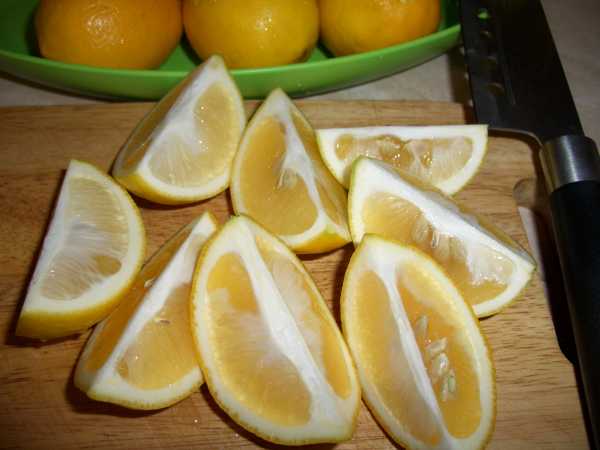 Limoni essiccati al sole, fatti in casa