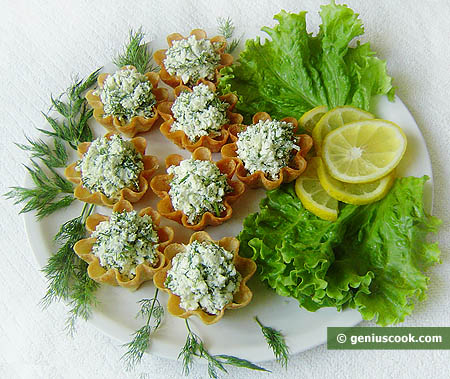 Salades en andere gerechten versieren