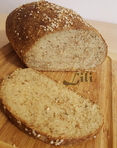 Pane integrale con crusca