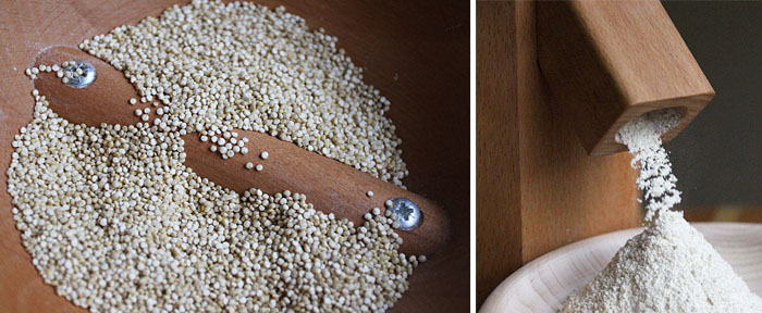 Creps de blat de moro i quinoa sense gluten