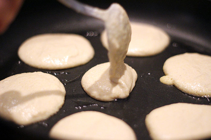 Gluten Free Corn & Quinoa Pancakes