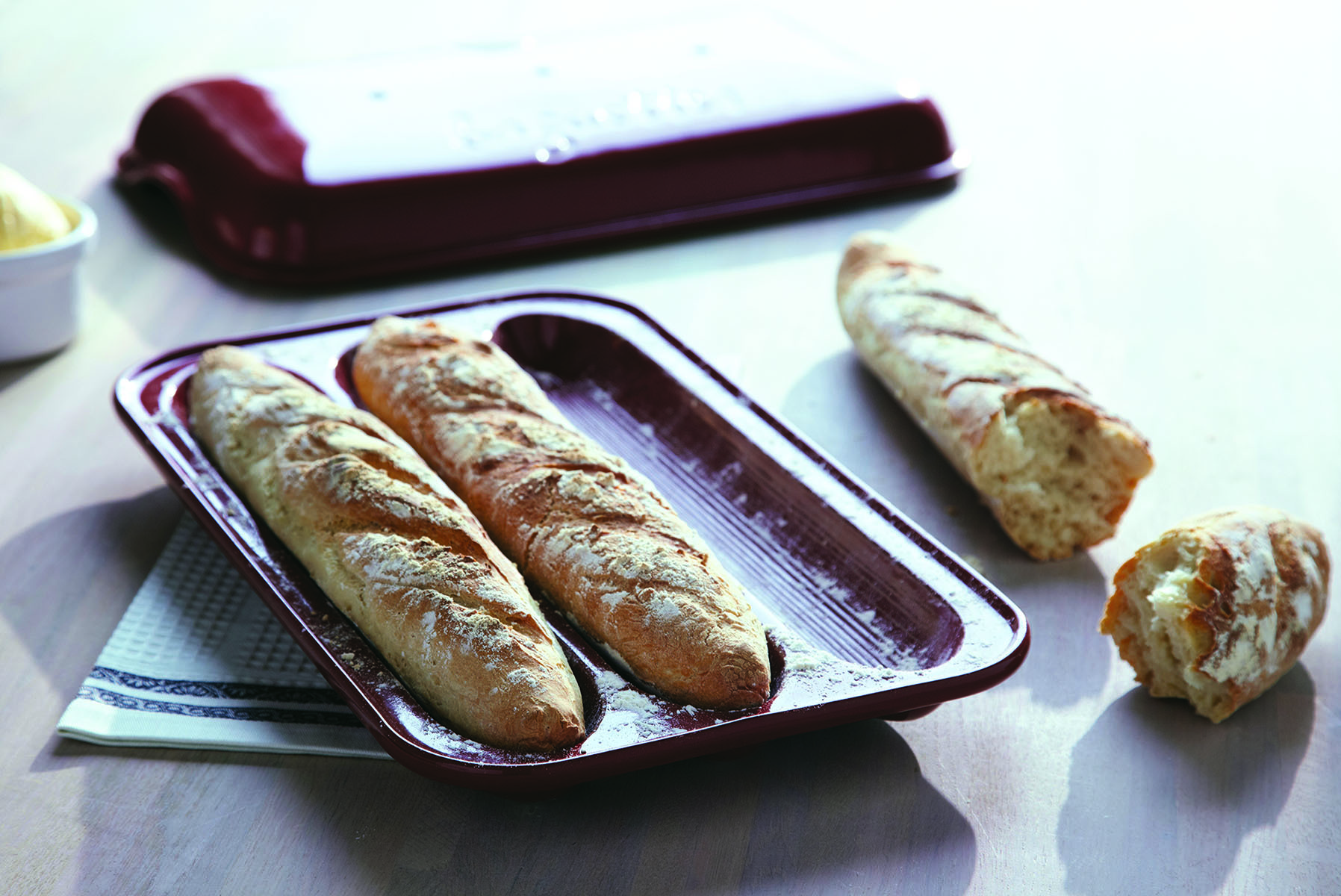 Emile Henry baguette baking set