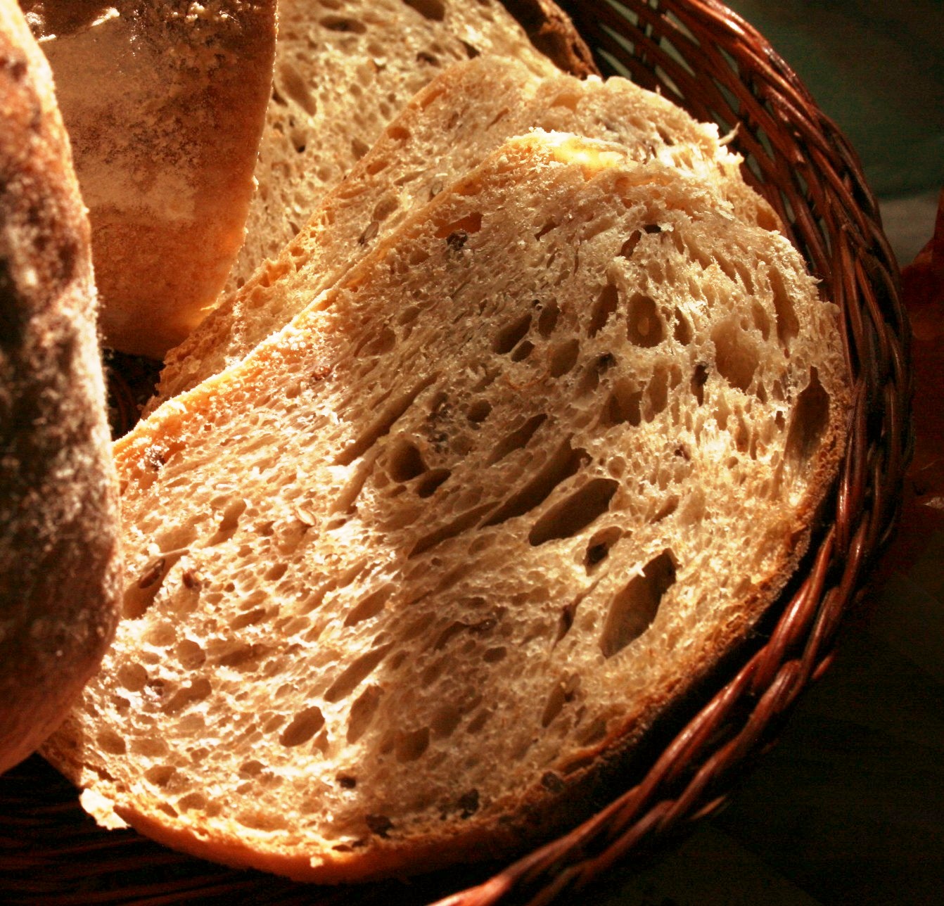 Brood bakken op een steen, fornuis in de oven