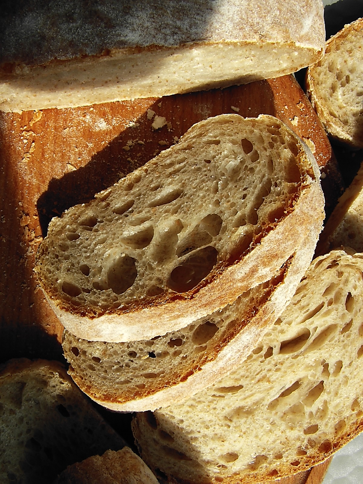 Brood bakken op een steen, fornuis in de oven