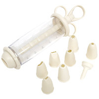 Cookie press syringe