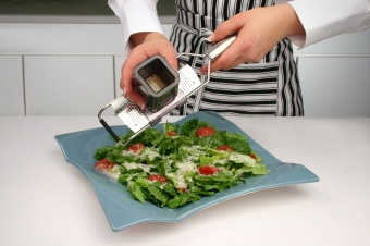 Vegetable graters and shredders, kevlar gloves