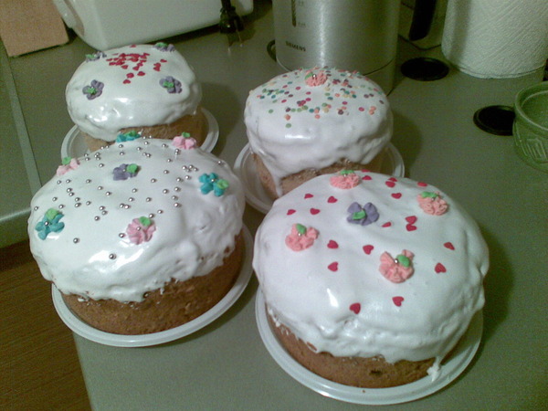 Kulich with Myasoedovskaya in the oven (master class)