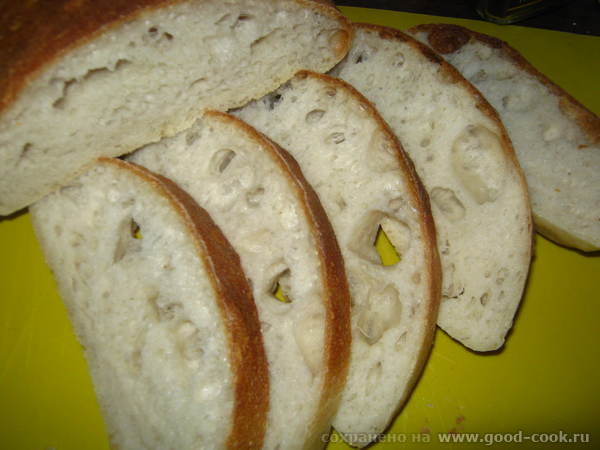 Italiaans brood (Ann Thibeault) in de oven