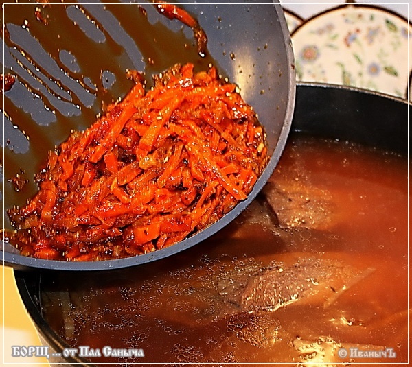 Borscht con frijoles (como el de Pasha)