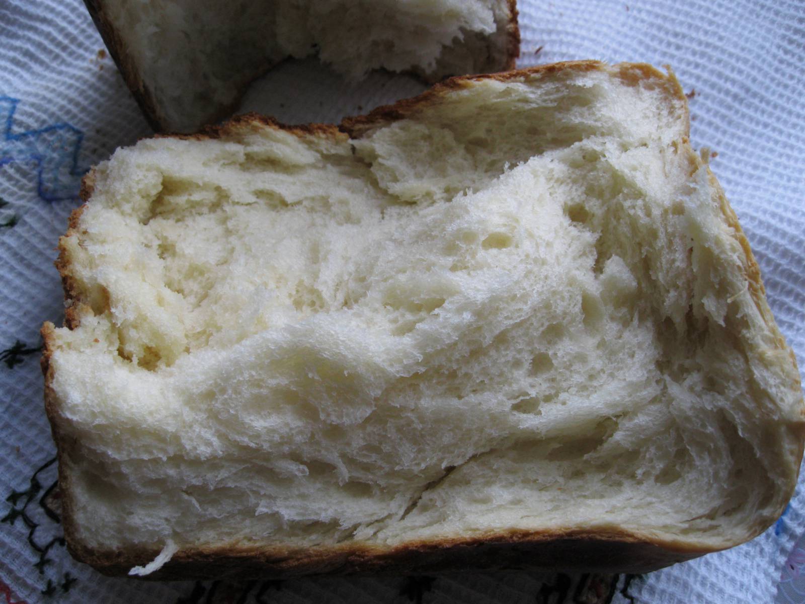 Briochebrood in de Panasonic SD-255 broodbakmachine