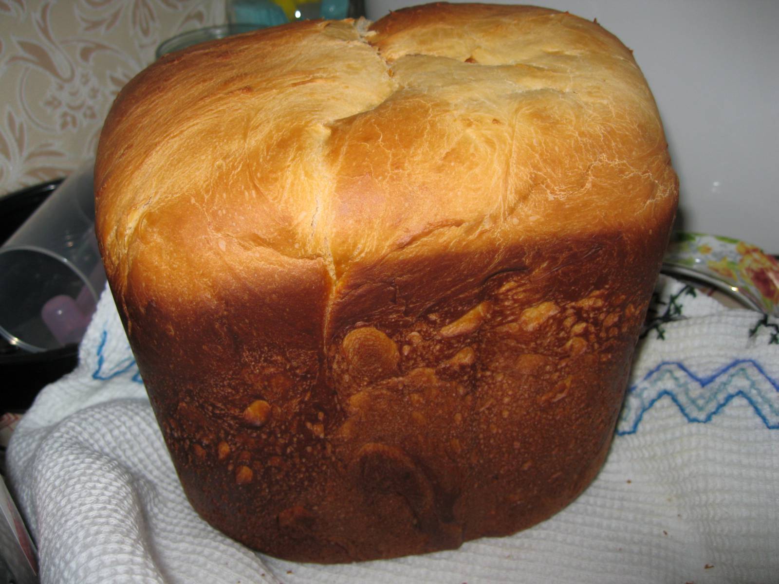 Pan brioche en panificadora Panasonic SD-255