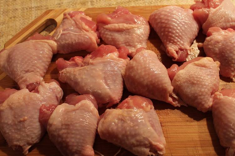 Cosce di pollo in stile indiano