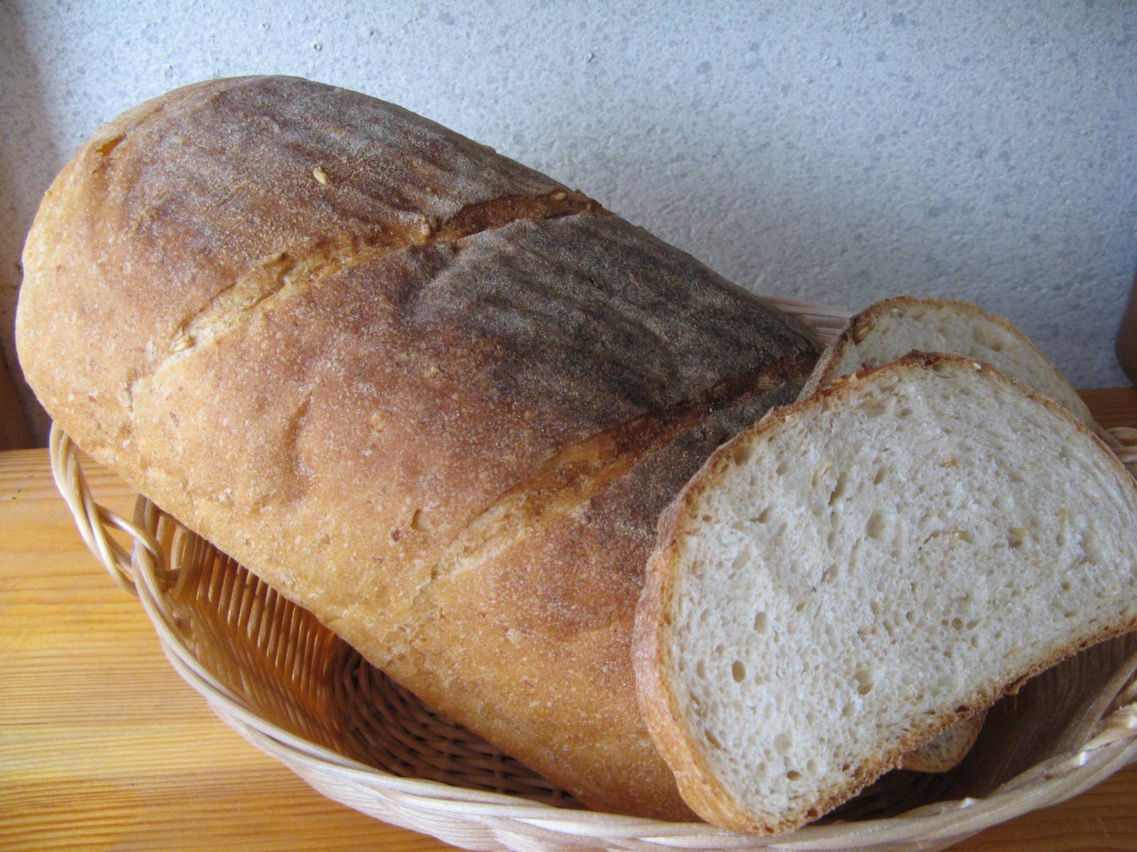 Tarwebrood met granen (in de oven)