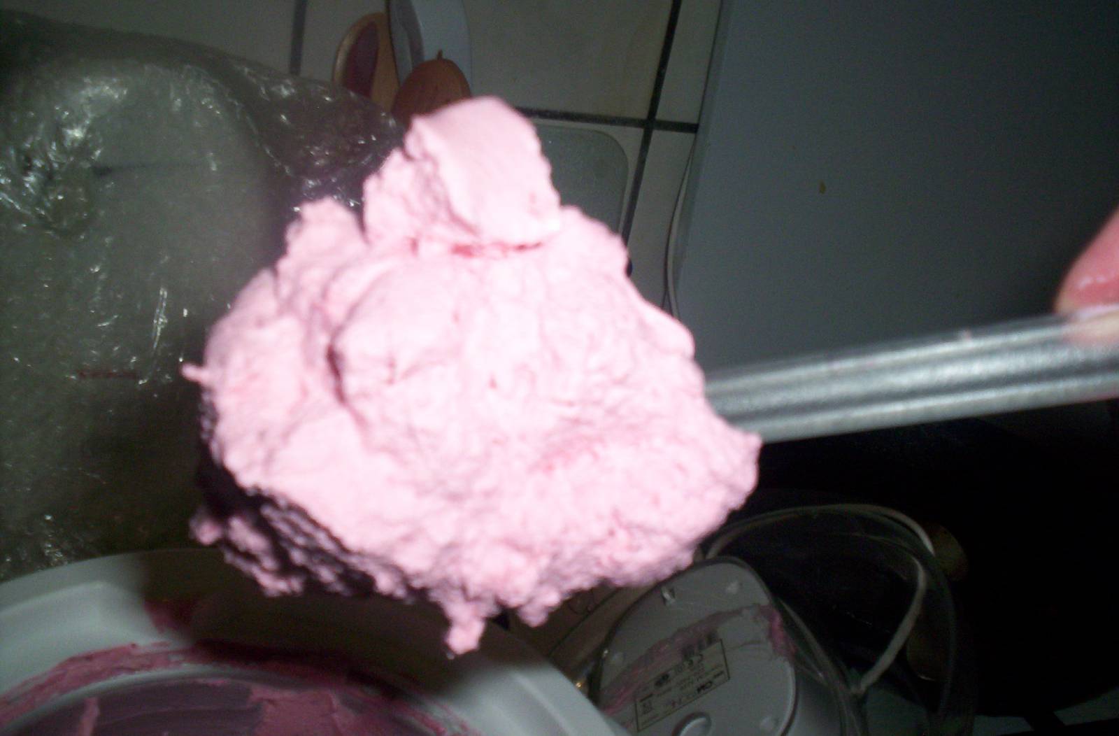 Cherry ice cream