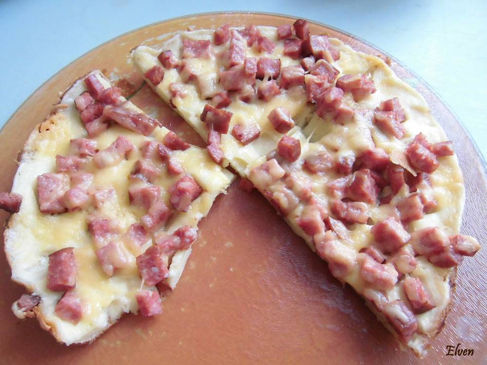 Pięć minut pizza na patelni