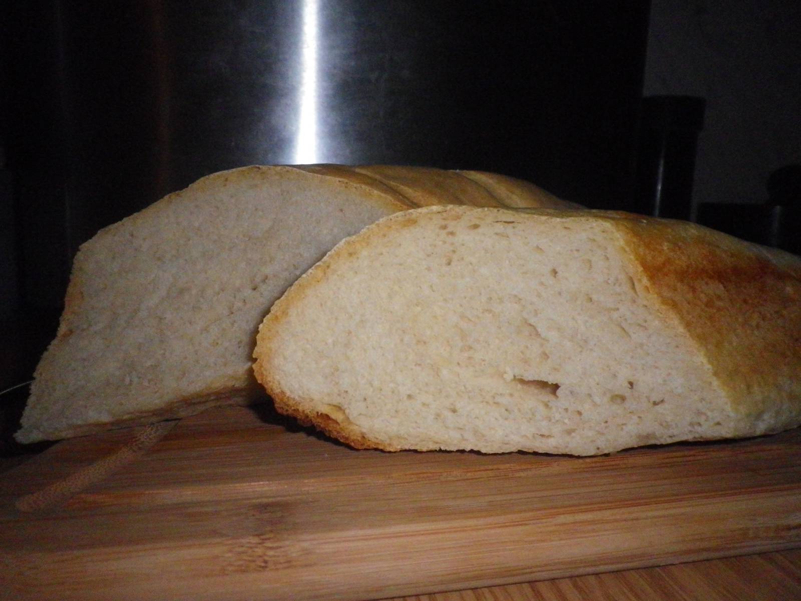 Stokbrood op oud deeg / Baguette de pate fermentee (oven)