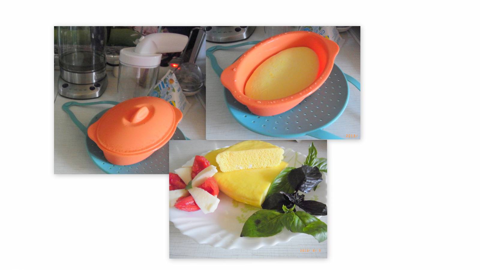 Steamed omelet in a pressure cooker Brand 6051