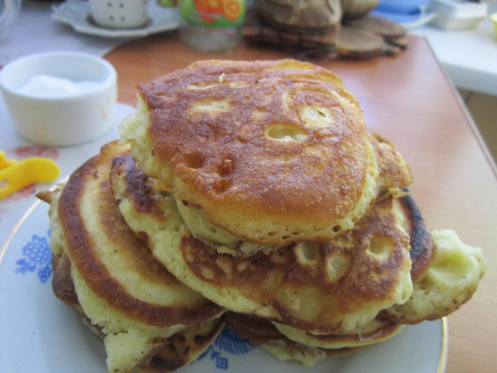 Pancakes (mahimulmol, mababang taba)